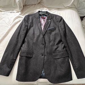 Ted Baker Charcoal Slim Blazer Size 38. New without tags